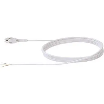 Cordon alimentare H05VV-F 3G1, 3m, Alb BACHMANN BM-304.275