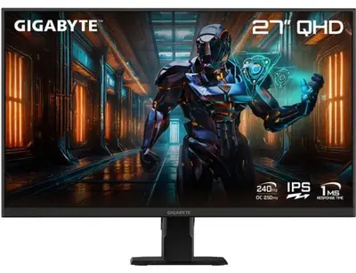 Monitor Gaming Gigabyte GS27Q X, 27", 2560 x 1440 pixeli, Black, 3 ani Garantie