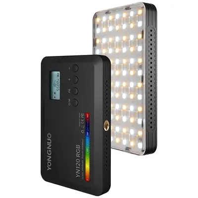 Yongnuo Lampa LED 8W RGB Portabila cu Acumulator 3000mA Yongnuo YN120RGB