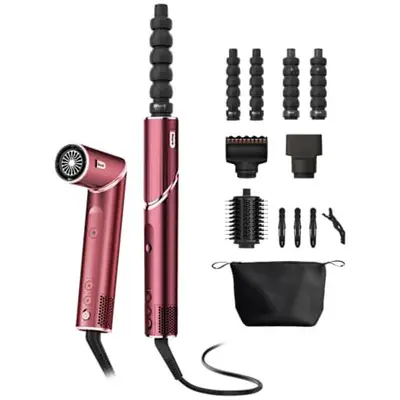 SHARK Uscator de par si aparat de coafat 5-in-1 Shark FlexStyle HD456CREU, 1400W, 2x ondulatoare…