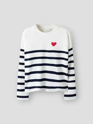 Pulover Nkfline Ls Knit Ps Noos