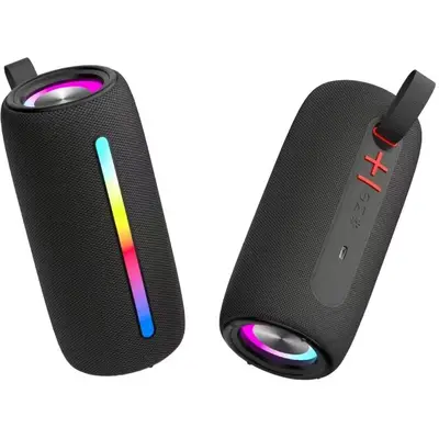 spacer Boxa Spacer portabila bluetooth, ROCKER-BK, RMS: 10W (5W x 2), RGB, acumulator 1800mAh, timp…