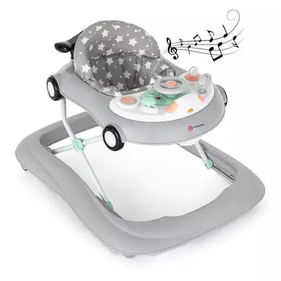 Premergator muzical, Petite&Mars, Cu panou interactiv si lumini Cabrio, Inaltime reglabila pe 3…