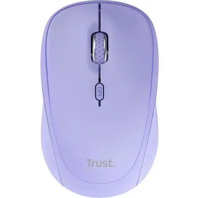 Trust Mouse Wireless TRUST Yvi+, 1600 dpi, 3 butoane, RF, violet