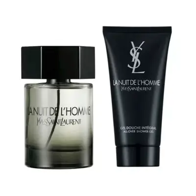 Set Cadou Yves Saint Laurent La Nuit de L'Homme, Apa de Toalera, 100 ml + Gel de dus, 100 ml