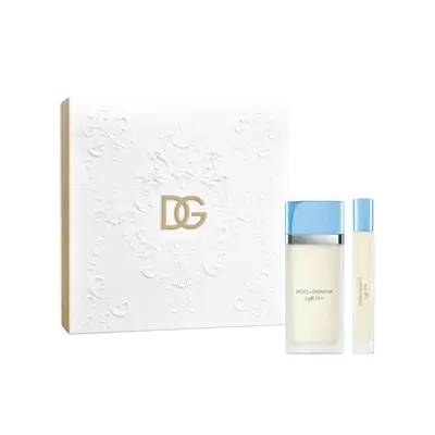 Travel set Dolce&Gabbana Light Blue, Femei, Apa de Toaleta, 100 ml + 10 ml
