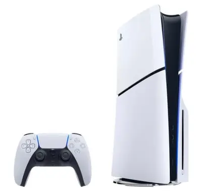 Consola Sony PlayStation 5 Slim (PS5) E-Chassis, 1TB, Disc Edition (Alb)