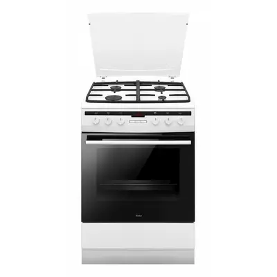 AMICA Aragaz Amica 617GEH3.33HZpTaDpA(W) Pizza, plita 4 arzatoare pe gaz, cuptor electric, 60 cm…