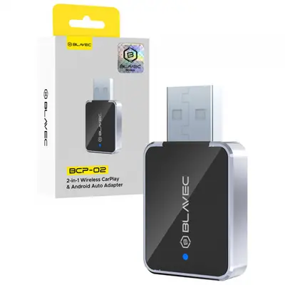Adaptor Carplay / Android Auto Wireless Blavec BCP-02 pentru Apple iPhone / Android Series…