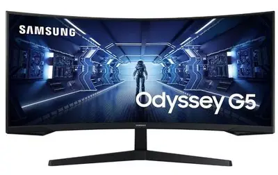 Monitor Gaming VA LED Samsung 34inch LC34G55TWWPXEN, WQHD (3440 x 1440), HDMI, DisplayPort, AMD…