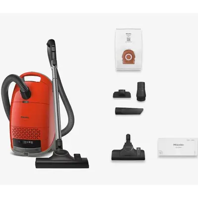 Miele Aspirator cu sac Miele Guard M1 Terra Red, 89 W, tub de aspirare HES, sac 4.5 l, cablu 7.5 m…