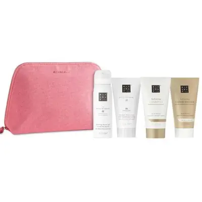 Set cadou Rituals The Ritual of Sakura Gel de dus spumant 50 ml, Crema de corp 70 ml, sampon 70 ml…