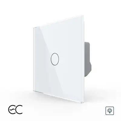 Intrerupator Simplu cu Variator si Touch LIVOLO din Sticla – Protocol ZigBee EC
