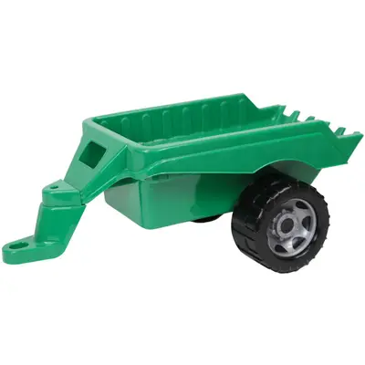 Lena Remorca Jucarie Lena ZL-02124, Verde, din Plastic, cu Antrenament Abilitati Motorii, 48 cm…