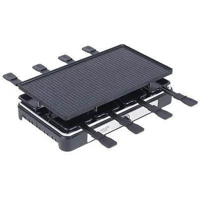 Gratar Raclette AD 6616 1400W 8 Persoane Negru