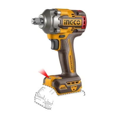 Masina de Insurubat cu Impact Profesionala 20V 405Nm Brushless INGCO CIWLI20451, 0-2400 rpm, 0-3000…