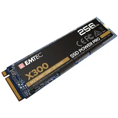EMTEC ECSSD256GX300Solid State Drive (SSD) EMTEC X300 Power Pro, 256GB, NVMe, M.2.