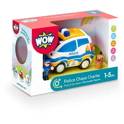 WOW Toys Jucarie pentru copii WOW Toys, Masina de politie cu catel, Police Chase Charlie, 1-5 ani