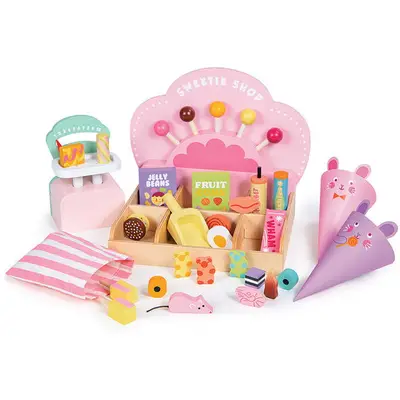 Tender Leaf Jucarie din lemn premium, Magazinul de Dulciuri Pic'n'Mix, Tender Leaf Toys - Sweetie…