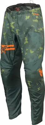 Pantaloni atv cross Thor Sector Digi Camo, culoare verde camo, marime 32