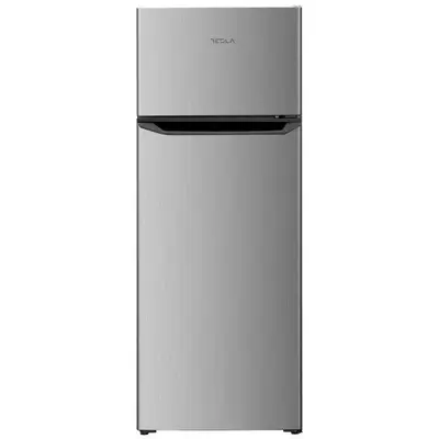 TESLA Frigider cu doua usi Tesla RD2101HSE, 206L, Eiluminare LED, H 143 cm, Argintiu