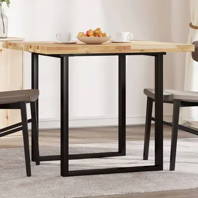 Blat de masa patrat, 90x90x4 cm, lemn masiv de acacia