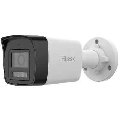 Camera de supraveghere IP Hikvision HiLook IPC-B140HA-LUC, 4 MP, Bullet, Smart Hybrid Light 20m…