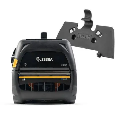 RAM MOUNTS RAM Suport de imprimanta cu eliberare rapida pentru seria Zebra ZQ521