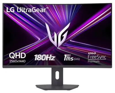 Monitor Gaming LG 32G600A-B, 31.5", 2560 x 1440 pixeli, Black, 2 ani Garantie