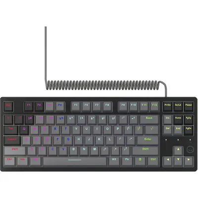 LORGAR Tastatura Mecanica pentru gaming LORGAR Azar 514TLK, cu cablu, RGB, Negru-gri…