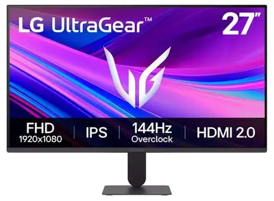 Monitor Gaming IPS LED LG 27inch UltraGear™ 27G411A-B, Full HD (1920 x 1080), HDMI, DisplayPort…