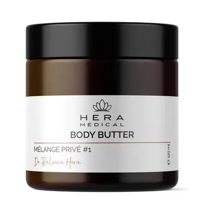 Unt de corp BIO hidratant si nutritiv BODY BUTTER | MÉLANGE PRIVÉ #1, Hera Medical, 120 ml