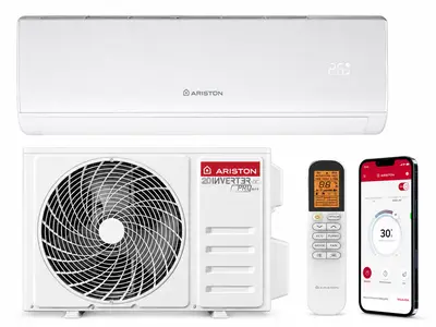 Aer conditionat Ariston Kios BS R32 12000 BTU A++ Wi-Fi Inverter racire/incalzire Auto-Curatare