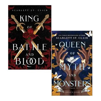 Adrian X Isolde Series Collection 2 Books Set By Scarlett St Clair (King of Battle and Blood, Queen…
