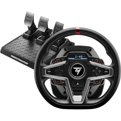 Volan Gaming T248-P Pentru PlayStation 5/ PlayStation 4/ PC Negru