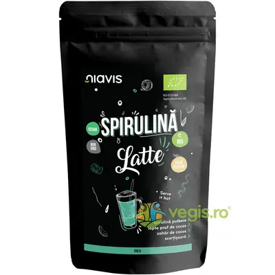 Spirulina Latte Pulbere fara Gluten Ecologica/Bio 150g