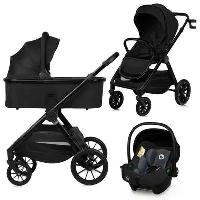 Carucior 3 in 1, Lionelo, Layla, Pana la 22 kg, Cadru aluminiu, Cu landou intarit si salteluta din…