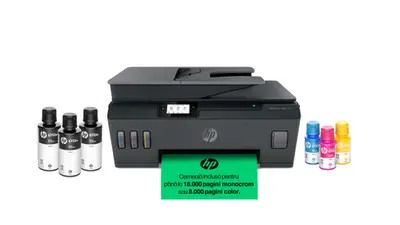 Multifunctional inkjet color HP Smart Tank 530 All-in-One, CISS, 11 ppm, A4, USB, Wi-Fi, ADF…