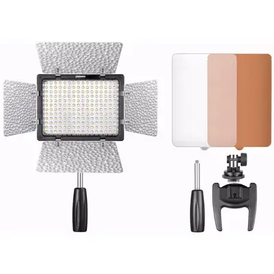 Yongnuo Lampa foto-video Yongnuo YN160 III, 192 LED-uri CRI 95, temperatura de culoare reglabila…