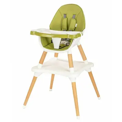 Scaun de masa, New Baby, Grace, Transformabil, Multifunctional, Pana la 15 kg, Din lemn, Conform cu…