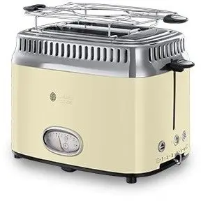 Russell hobbs Prajitor de paine Russell Hobbs Retro Vintage Cream 21682-56, 1200 W, 2 felii…