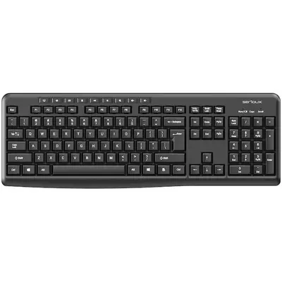 Serioux Tastatura wireless Seriou SRXK-SKB706W, 104 taste + 9 taste rapide, ABS, switch Huntersun…