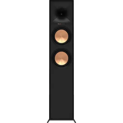 Klipsch Boxa de podea pasiva cu 2 cai, Klipsch Reference R-600F, dubla, 6-1/2, 400 W, Negru