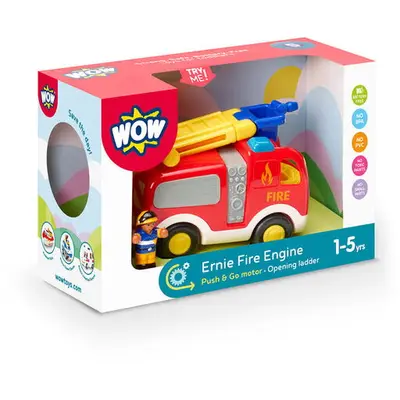 WOW Toys Jucarie pentru copii WOW Toys, Masina de pompieri, Ernie Fire Engine, 1-5 ani