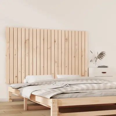 Tablie de pat pentru perete, 147x3x90 cm, lemn masiv de pin