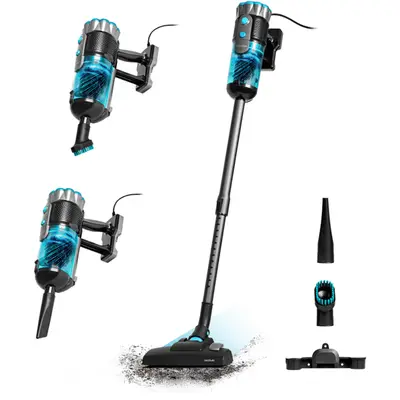 CECOTEC Aspirator vertical 2 in 1 Cecotec PopStar 600 Vital, Putere 600W, Rezervor 500ml, 18 kPa …