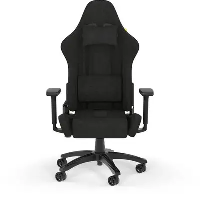 Scaun Gaming Corsair TC100 RELAXED, Textil, Tetiera, Negru