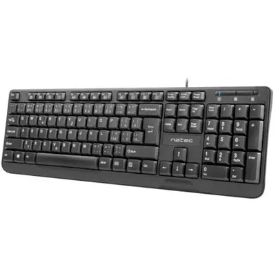 natec Tastatura Natec Trout, USB, Design Slim, Negru