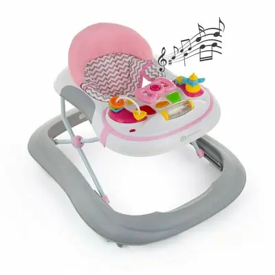 Premergator, Petite&Mars, Monty, Panou interactiv, Reglabil pe inaltime, Roti, Sustine 12 kg…