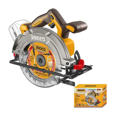 Fierastrau Circular Profesional 20V 165mm Brushless INGCO CSLI1652, 5200 rpm, taiere 55mm la 90°…